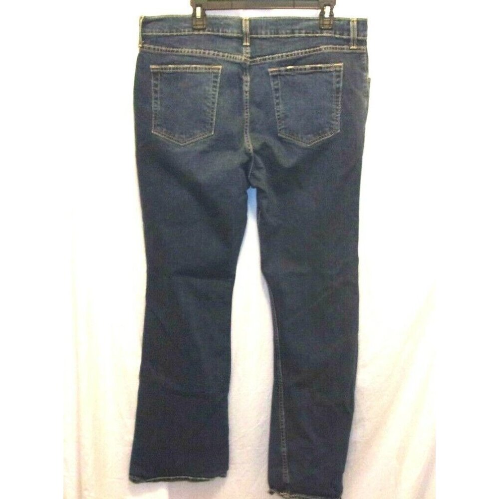 Old Navy Denim Blue Jeans Bootcut Stretch Just Below Waist Size 18 Regular - Picture 4 of 4
